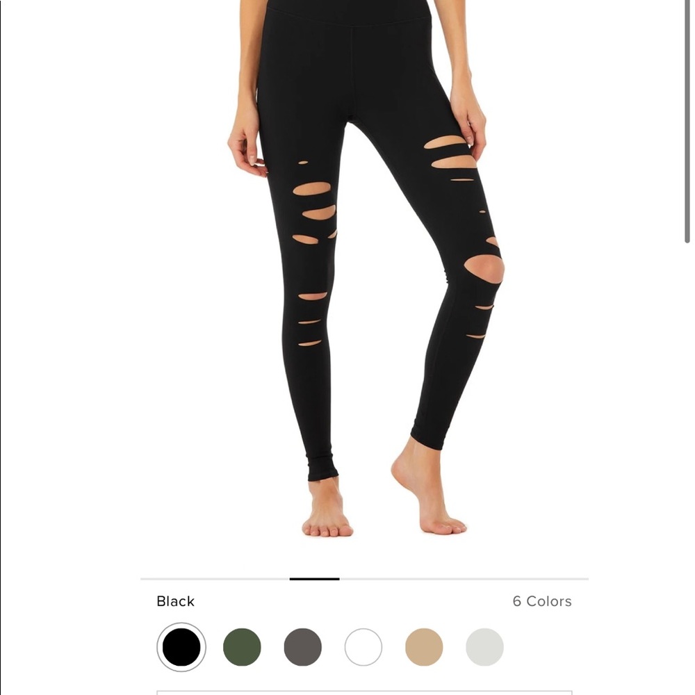 Alo Warrior Ripped Leggings